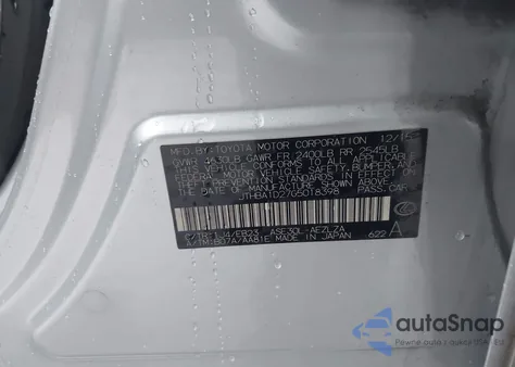 2016 Lexus Is 200T z USA, uszkodzony, nr VIN JTHBA1D27G5018398